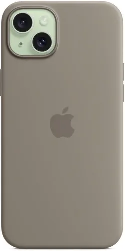 Miniatura 4 de Apple - Funda de silicona con MagSafe para iPhone 15 Plus - Arcilla