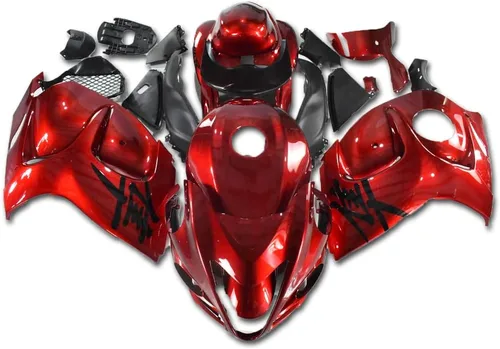 Miniatura 29 de Carenado completo blanco negro para Suzuki 2008-2019 GSXR 1300 Hayabusa Gen2 inyección ABS plástico Carrocería juego de carrocería del mercado de 12