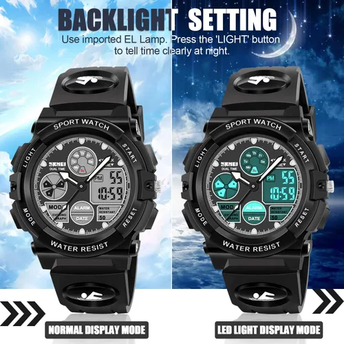 Miniatura 5 de Dodosky Juguetes para niños de 5 a 12 años, relojes deportivos digitales impermeables LED 50M para niños, regalos de cumpleaños, regalos para niños