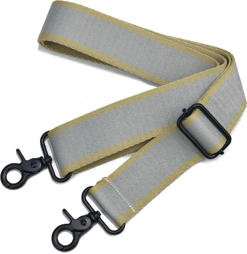 Miniatura 18 de Correa de Bolso Ancha Correa de Hombro Ajustable Correa de Repuesto Cruzada Correa de Bolso de Hardware Plateado