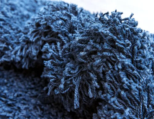 Miniatura 10 de Unique Loom Solid Shag Collection Alfombra de Área (2 pies 2 pulgadas x 6 pies 5 pulgadas Pasillo, Azul Zafiro/Azul Marino)