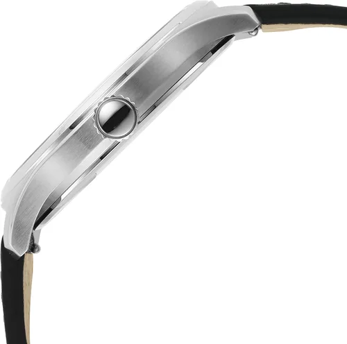 Miniatura 3 de Fossil Dayliner - Reloj de cuarzo minimalista delgado de acero inoxidable y cuero para hombre