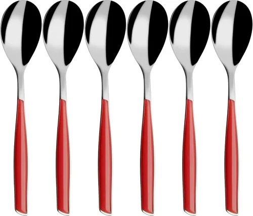 Miniatura 4 de BUGATTI - Juego de cubiertos 6 piezas. Teaspoon caff"Glamour" AZZURCON SCATOLA