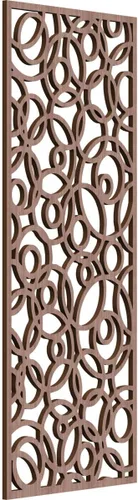 Miniatura 45 de Latrobe Paneles de pared decorativos de madera con calado, 9 3/8 pulgadas de ancho x 24 3/8 pulgadas de alto x 3/8 de alto, roble rojo rojo (Red Oak)
