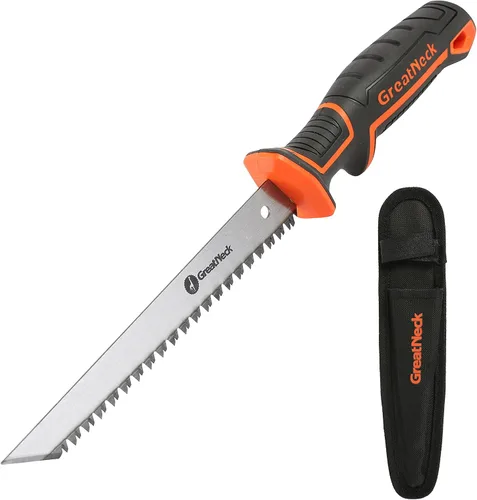 Miniatura 11 de GreatNeck 74026 Sierra Jab de Raspado, Cortador de Paneles de Yeso, Mango Ergonómico, 8 TPI