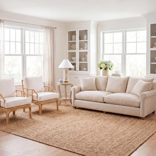 Miniatura 7 de SAFAVIEH Natural Fiber Collection - Alfombra decorativa de 2 x 3 pies, natural, hecho a mano, ideal para zonas de alto tráfico en entrada, sala