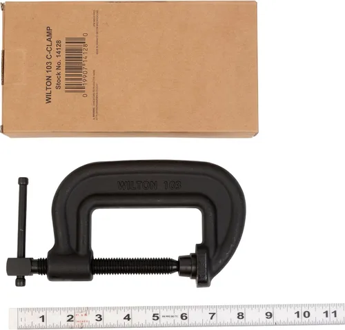 Miniatura 2 de Wilton Brute Force C-Clamp, apertura de mandíbula de 2-15/16 pulgadas, garganta de 2 pulgadas, serie 100 (modelo 103)