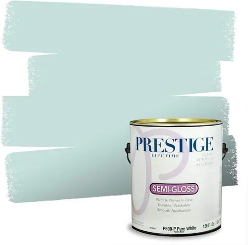 Miniatura 120 de PRESTIGE Pintura interior e imprimación en uno, azul cielo, semi-brillante, 1 galón