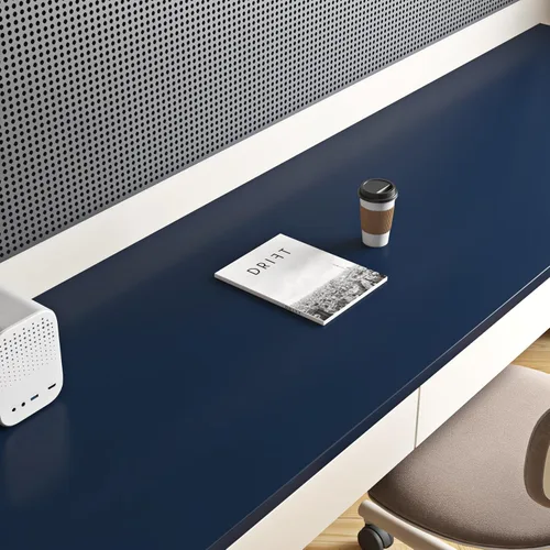 Miniatura 5 de Livelynine Papel tapiz azul real para despegar y pegar, papel de contacto azul oscuro, para aula, escritorio, papel de pared para niños, niñas