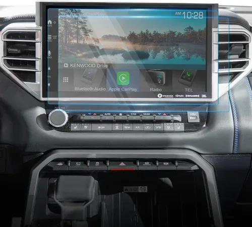 Karltys Protector de pantalla actualizado para Toyota Tundra/Sequoia 3ª generación de 14 pulgadas 2026-2022 [sin reflejos ni huellas dactilares]