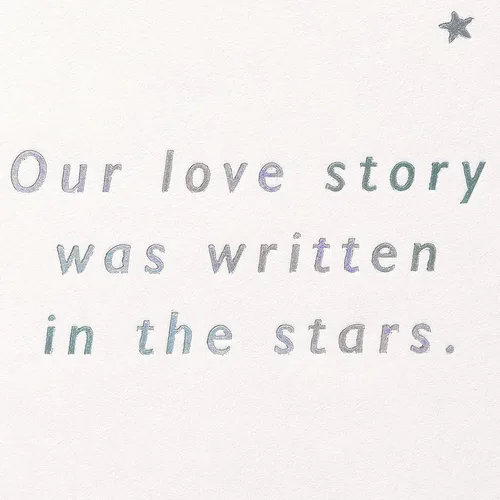 Miniatura 3 de American Greetings - Tarjeta romántica (Escrito en las estrellas)