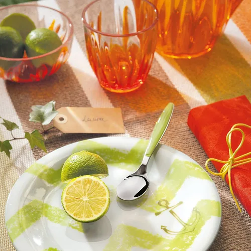 Miniatura 2 de Guzzini Feeling – verde manzana – Cubertería (24 piezas)