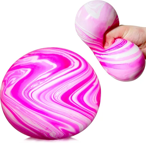 Miniatura 12 de Pelotas estrujables para el estrés, 1 paquete, bola elástica para aliviar el estrés, juguetes sensoriales para apretar, melocotón rosa, para niños