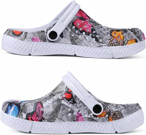 Miniatura 2 de Womens Clogs Shoes Unisex Summer Garden Clogs Shoes Non-Slip Quick Drying Sandals Casual Slippers