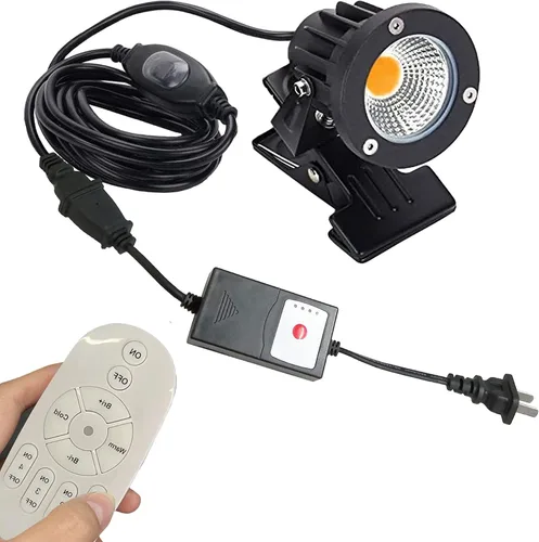 Miniatura 13 de Kiven 1 unids LED clip en luz al aire libre IP65 impermeable 3000 K blanco cálido letrero pizarra iluminación ajustable escritorio brazo lámpara