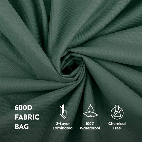 Miniatura 3 de Bolsa de alta calidad para guardar el árbol de Navidad, para árboles artificiales desarmados de hasta 9 pies de alto, tiene asas duraderas y un Verde