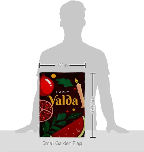 Miniatura 2 de Shab e Yalda - Bandera de jardín con fe religiosa, esperanza, gracia, paloma, religión cristiana, Pascua, decoración de casa de Pascua, regalo