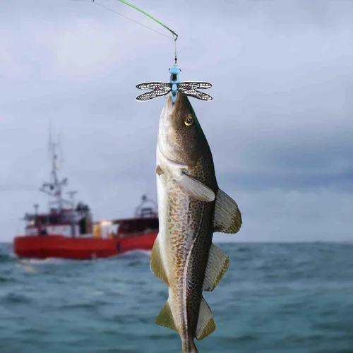 Miniatura 3 de Toddmomy Señuelo libélula de plástico cebos de pesca Kit de pesca de libélula cebo de pesca de libélula señuelo de libélula cebo de pesca