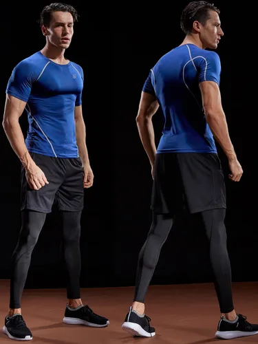 Miniatura 5 de NELEUS Camisetas de compresión para hombre