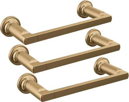 Miniatura 13 de Delta Toallero Toallero de bronce champán de 24 pulgadas para baño, cocina Accesorios Tetra