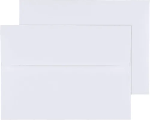 Miniatura 9 de Granhoolm Paquete de 50 sobres – 5 x 7 pulgadas para invitaciones y tarjetas de felicitación – Despegar y prensar, ideal para bodas (Kraft)