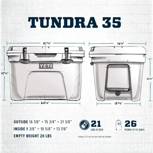 Miniatura 2 de YETI Tundra 35 Enfriador Blanco