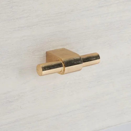 Miniatura 5 de SAFAVIEH Genevieve - Soporte de TV para pantalla plana de hasta 65 pulgadas, acabado lavado gris y blanco, gabinete de almacenamiento moderno