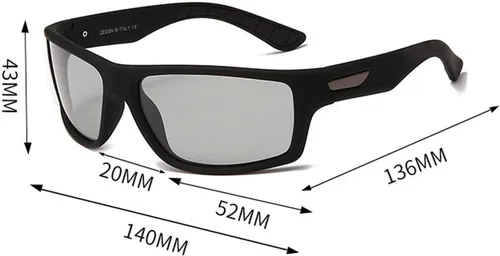 Miniatura 6 de Gafas de lectura multifocales fotocrómicas deportivas para hombres y mujeres, luz ultraligera transición bifocal, gafas de sol presbípicas