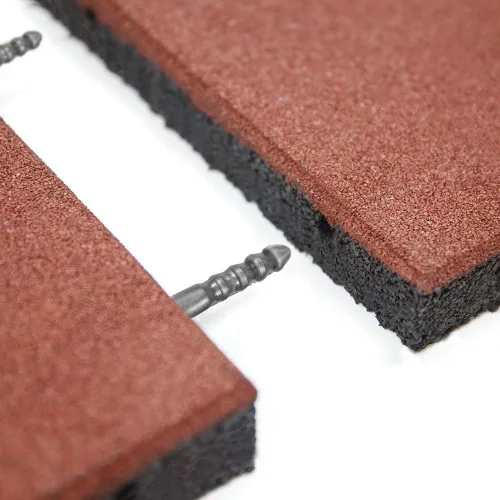 Miniatura 3 de RevTime Easy-DIY - Azulejos de goma para exteriores entrelazados ultra gruesos de 20 x 20 x 1 3/4 pulgadas, 1.772 in de grosor para patio