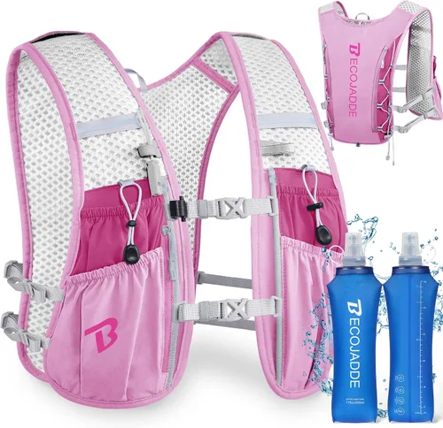 Miniatura 37 de BECOJADDE Chaleco de Hidratación Mochila para Correr para Hombres Mujeres, Mochila de Hidratación Ligera de 5L para Correr, Chaleco de Hidratación