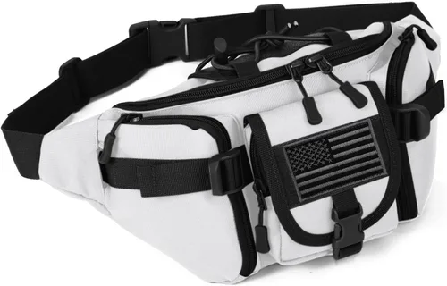 Miniatura 14 de ArcEnCiel resistente al agua Táctico Cinturón de cadera Cintura Pack Bolsa Fanny Militar Packs Bolsa para senderismo escalada al aire libre Bumbag