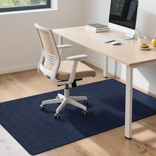 Miniatura 14 de Alfombrilla para silla de oficina para suelo de madera dura y baldosas, alfombrilla para silla de computadora, protector de piso antideslizante