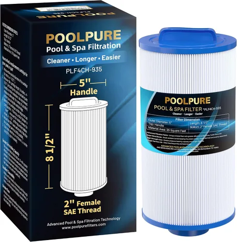 POOLPURE El filtro de spa PLF4CH-935 reemplaza el filtro de bañera de hidromasaje 4CH-935, PWW35L, 817-4035, FC-0170, SD-01235, PDC580-AFS, X268554,