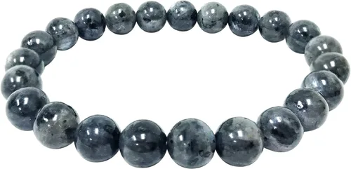 Miniatura 59 de Gem Avenue Handmade Round Bead Stretch Bracelet Unisex Natural Stone Beaded Jewelry for Men & Women, Elastic Wristband for Daily Wear