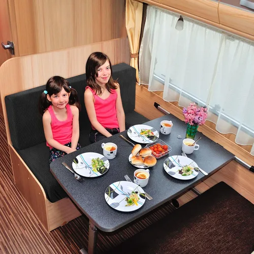 Miniatura 6 de Buryeah Juego de 4 fundas de cojines para comedor de caravana tipo booth, protector de muebles para sofá, asiento, cámper, auto, sofá, 2 respaldos