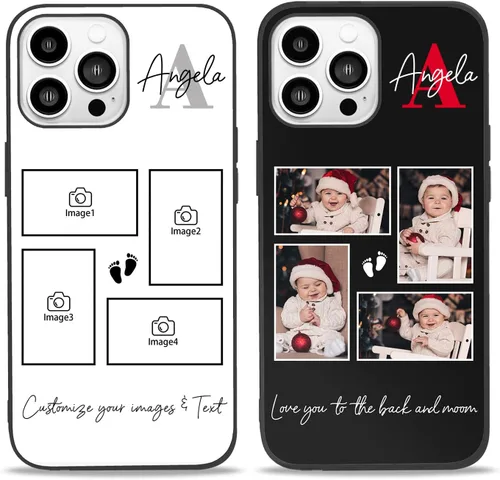 Miniatura 6 de Easycosy Fundas de teléfono personalizadas con imagen para 17, 16, 15, 11, 12, 13, 14 Pro/Max/Mini XR X Xs Max, funda personalizada para iPhone