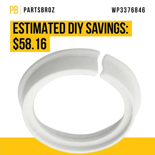 Miniatura 4 de PartsBroz WP3376846 - Sello de brazo de pulverización inferior, compatible con lavavajillas Whirlpool Kenmore KitchenAid Estate, reemplaza a