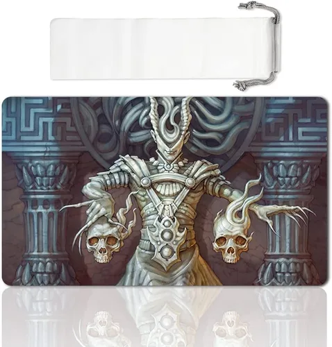 Miniatura 37 de Juego de mesa MTG Playmat Games Tamaño 60X35 cm CCG Compatible para MTG CCG RPG Juego de cartas coleccionables (Ajani Steadfast)