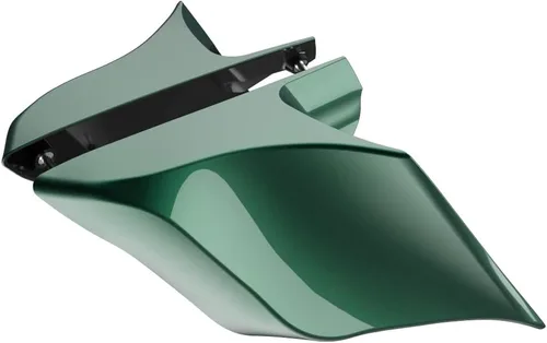 Miniatura 24 de Advanblack Barracuda - Cubiertas laterales estiradas plateadas (brillantes), paneles extendidos para Harley Touring Street Glide Road Glide Electra