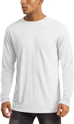 Miniatura 148 de MAGCOMSEN Camisas de manga larga para hombre, protección solar UPF 50+, camisetas atléticas para senderismo, correr, entrenamiento, protección