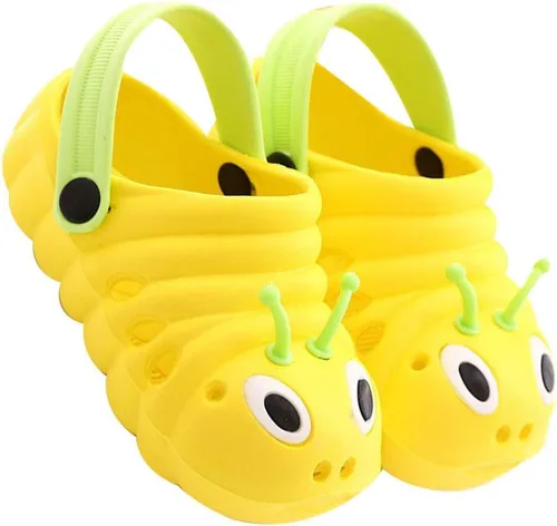Miniatura 6 de Holibanna - Sandalias antideslizantes para niños, diseño de animales de dibujos animados, para niños y niñas (rosa, talla 20, longitud 4.7in)