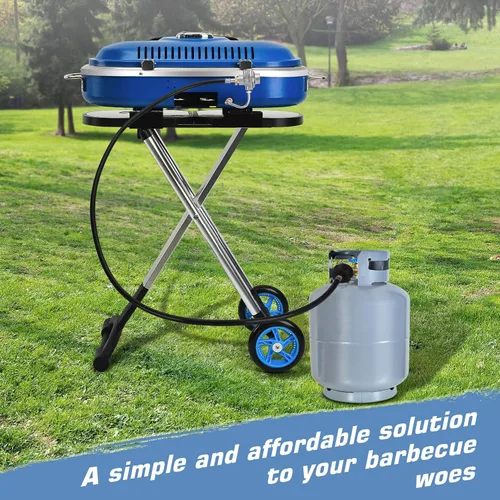 Miniatura 6 de Regulador de parrilla para parrilla Coleman Roadtrip con manguera adaptadora de propano de 5 pies, reemplazo perfecto C001, 5010000743
