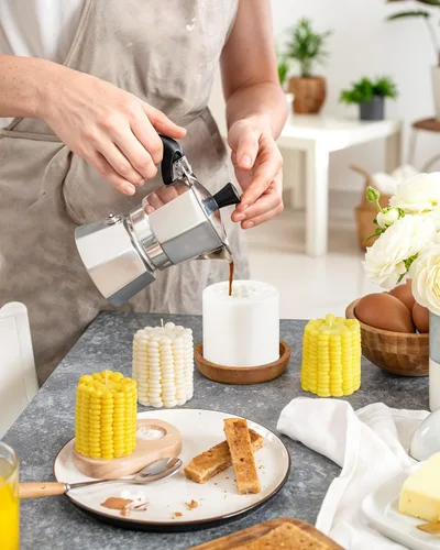 Miniatura 2 de Molde de silicona en forma de maíz, moldes de maíz 3D, molde de caramelo de alimentos artificiales, moldes de mousse de postre francés, molde