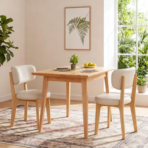 Miniatura 8 de Sillas de comedor de nogal, juego de sillones 2/4, juego de comedor moderno de mediados de siglo con patas de madera silla de comedor para cocina