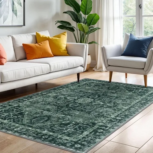Miniatura 105 de KOZYFLY Alfombra Pequeña de Área 2x3 Pies Alfombras para Entrada Lavable Boho Alfombra de Entrada Antideslizante Tapete de Puerta Interior Entrada