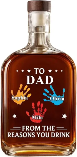 Miniatura 13 de Juego de decantadores de whisky personalizados para hombres, para el hogar, bar, decantadores de licor personalizados, caja de madera, vasos