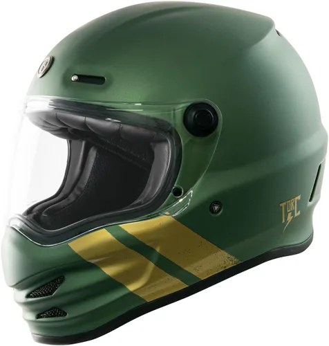 Miniatura 7 de Casco Torc T-9 Retro de Cara Completa Deep Stage Blanco satinado