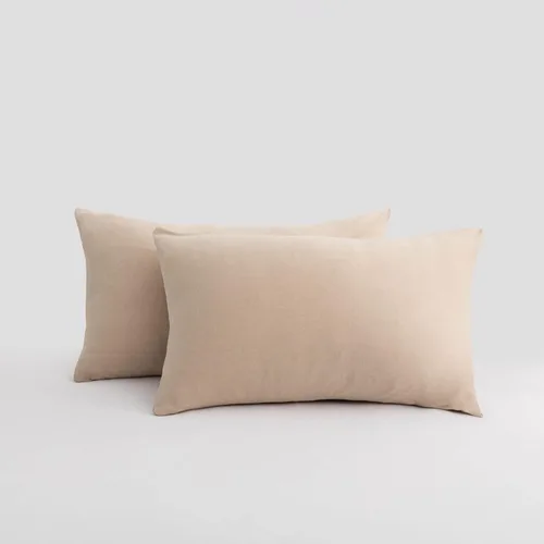 Miniatura 96 de Juego de 2 fundas de almohada pequeñas de punto Jersey Knit para viajes o niños pequeños de 12 x 16 pulgadas, 13 x 18 o 14 x 20 pulgadas, sobre