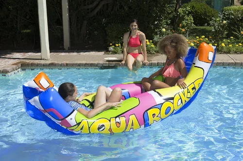Miniatura 3 de Poolmaster Flotador de piscina, Aqua Rider 88 de largo x 52 de ancho, desinflado