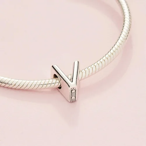 Miniatura 82 de Colgante de plata de ley 925 con letra PANDORA